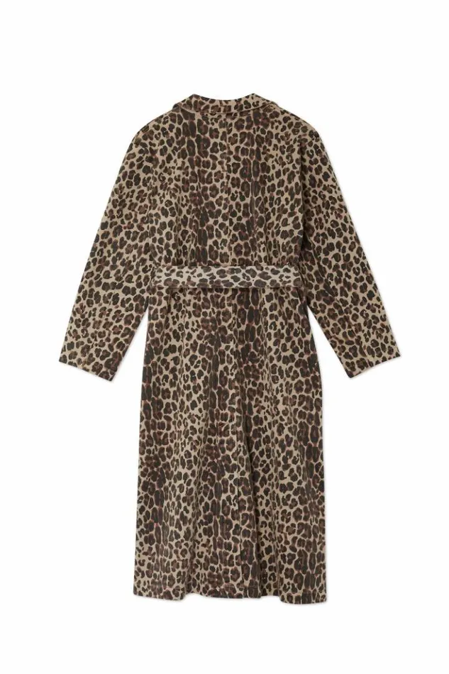 Never Fully Dressed Lucia Leopard Denim 55 Coat Women Jackets and Coats