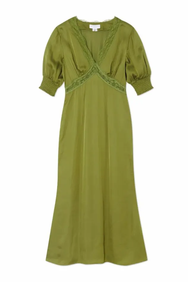 Never Fully Dressed Olive Lace May Dress Women Summer Somewhere