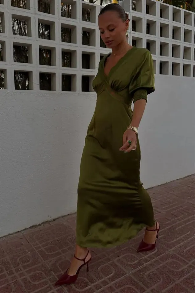 Never Fully Dressed Olive Lace May Dress Women Summer Somewhere