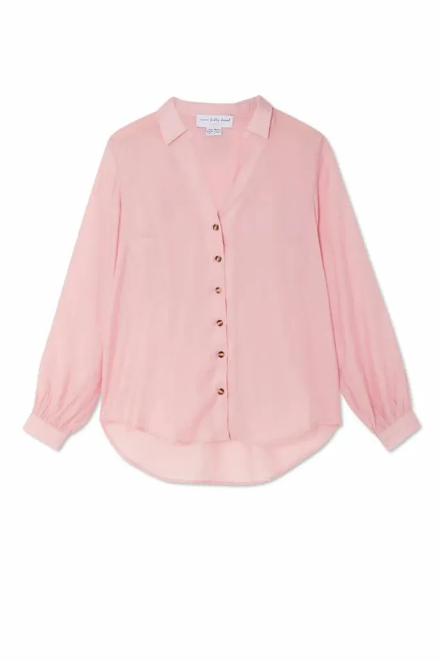 Never Fully Dressed Pink Miley Shirt Women Shirts