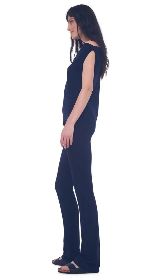 Norma Kamali Bottoms BOOT PANT Midnight 8211 Clothing