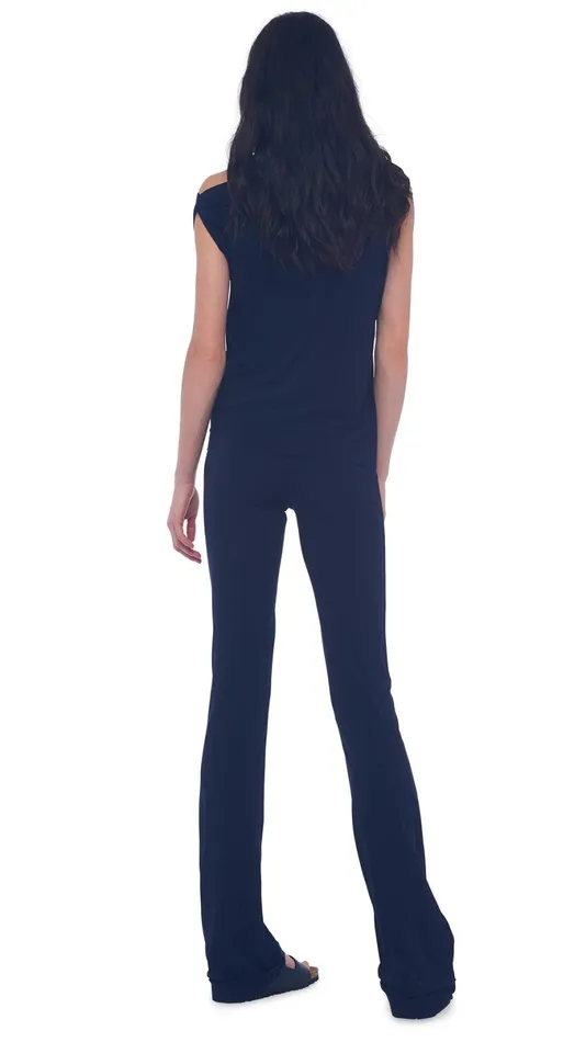 Norma Kamali Bottoms BOOT PANT Midnight 8211 Clothing