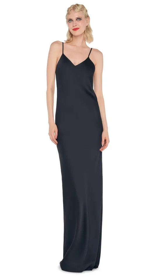 Norma Kamali Dresses BIAS SLIP GOWN Black 8211 Clothing