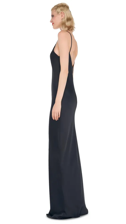 Norma Kamali Dresses BIAS SLIP GOWN Black 8211 Clothing