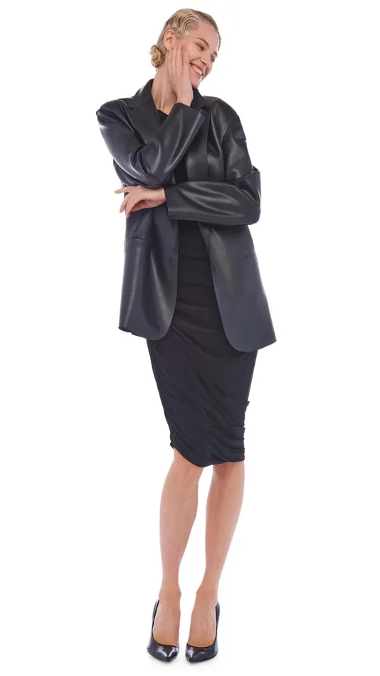 Norma Kamali Dresses DIANA DRESS Black 8211 Clothing