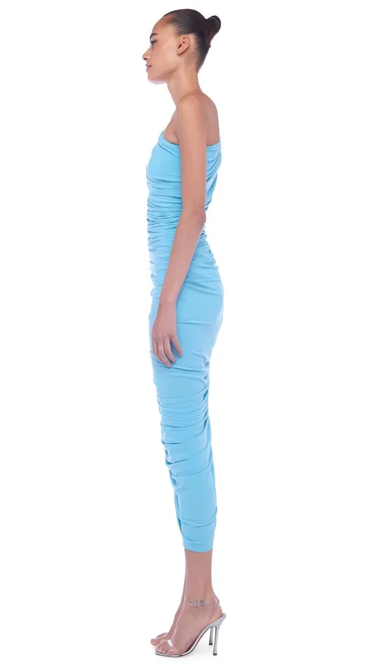 Norma Kamali Dresses DIANA GOWN Powder Blue 8211 Clothing