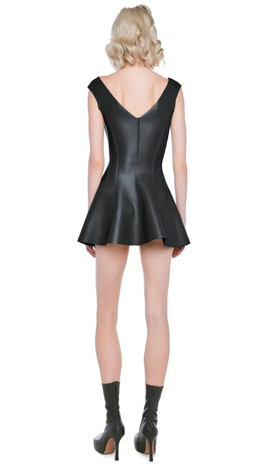 Norma Kamali Dresses GRACE MINI DRESS Black 8211 Clothing