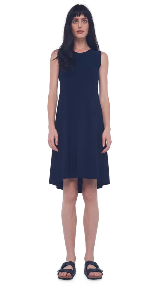Norma Kamali Dresses SLEEVELESS SWING DRESS Midnight 8211 Clothing