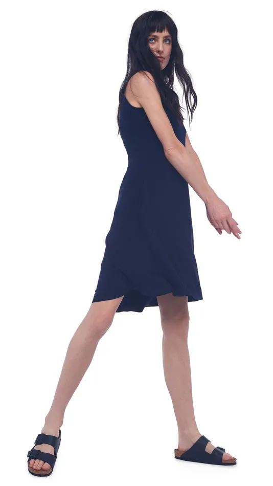 Norma Kamali Dresses SLEEVELESS SWING DRESS Midnight 8211 Clothing