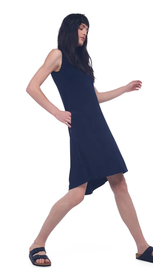Norma Kamali Dresses SLEEVELESS SWING DRESS Midnight 8211 Clothing