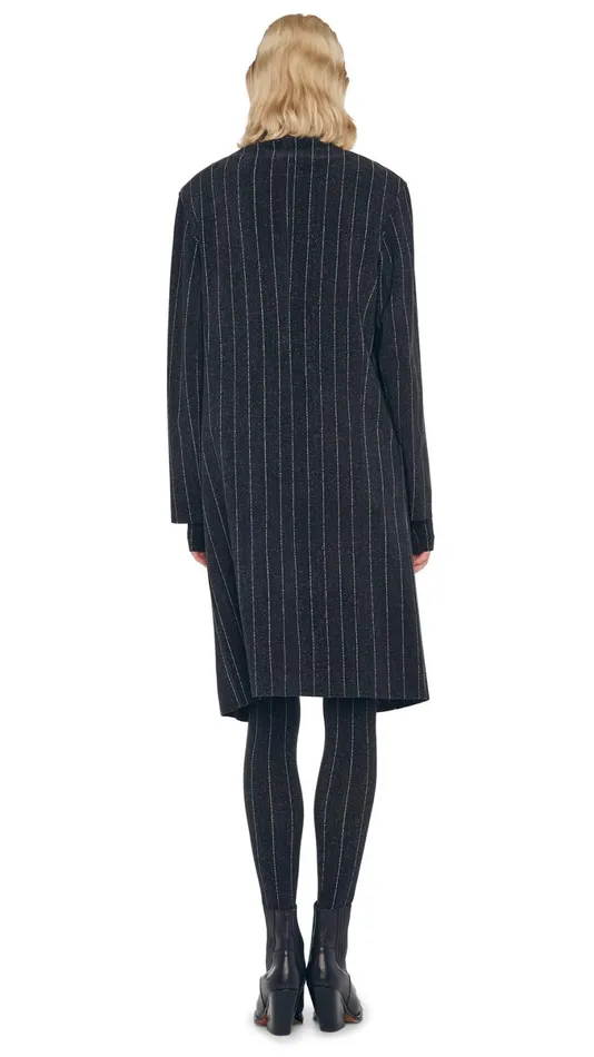 Norma Kamali Jackets OVERSIZED SINGLE BREASTED JACKET Woven Pinstripe 8211 Clothing Norma Kamali Jackets OVERSIZED SINGLE BREASTED JACKET Woven Pinstripe 8211 Clothing