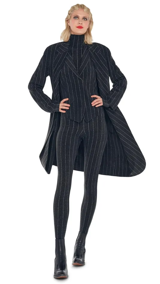 Norma Kamali Jackets OVERSIZED SINGLE BREASTED JACKET Woven Pinstripe 8211 Clothing Norma Kamali Jackets OVERSIZED SINGLE BREASTED JACKET Woven Pinstripe 8211 Clothing