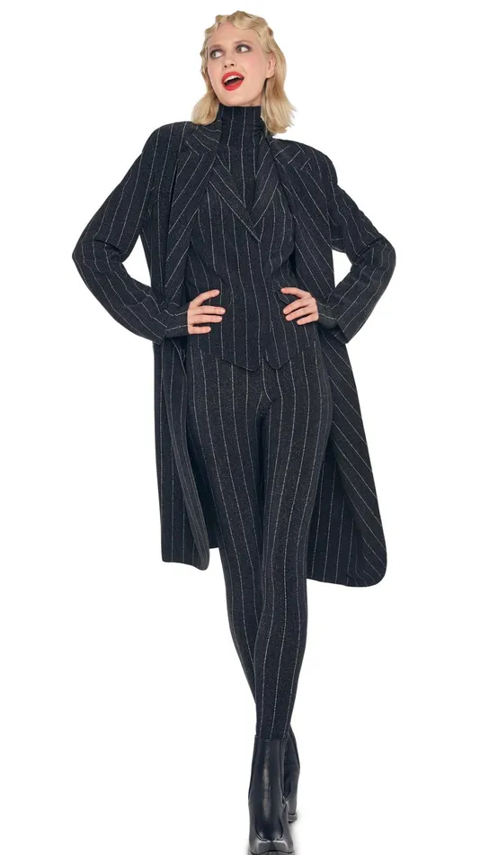 Norma Kamali Jackets OVERSIZED SINGLE BREASTED JACKET Woven Pinstripe 8211 Clothing Norma Kamali Jackets OVERSIZED SINGLE BREASTED JACKET Woven Pinstripe 8211 Clothing