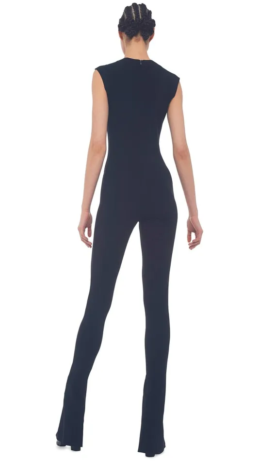 Norma Kamali Jumpsuits SPAT LEGGING CATSUIT Black 8211 Clothing
