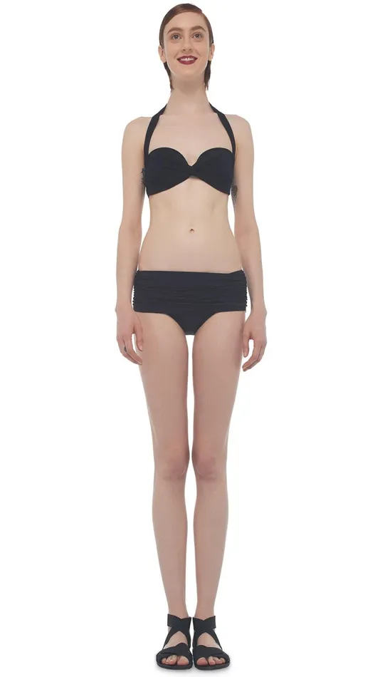 Norma Kamali Swimwear BILL BRA Black 8211 Clothing