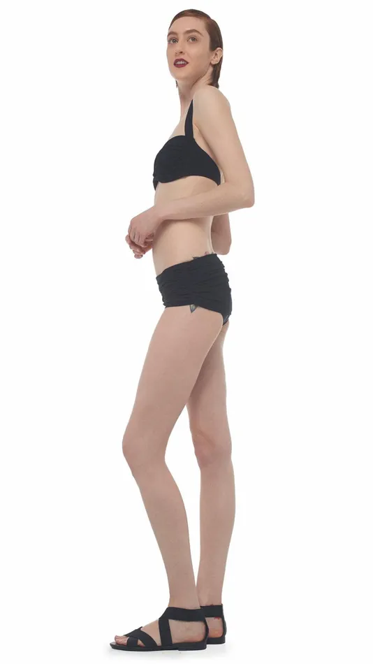 Norma Kamali Swimwear BILL BRA Black 8211 Clothing
