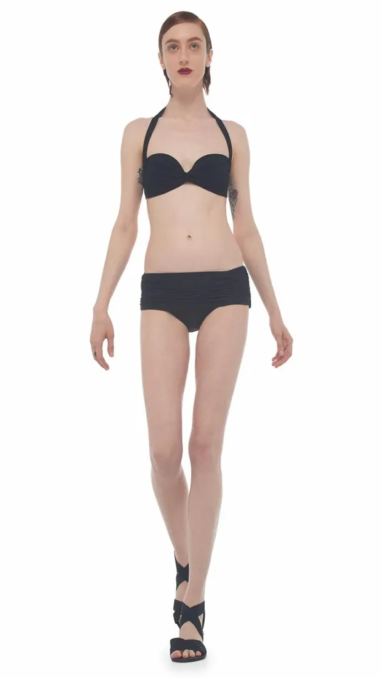 Norma Kamali Swimwear BILL BRA Black 8211 Clothing