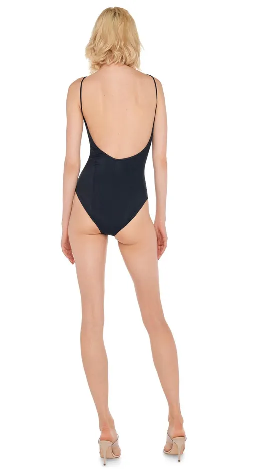 Norma Kamali Swimwear WONDERWOMAN MIO Black 8211 Clothing