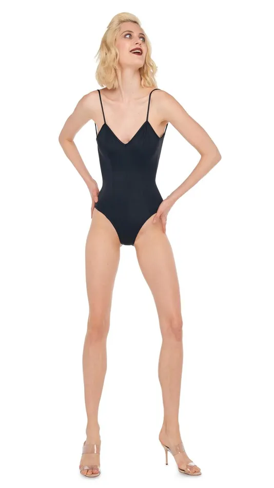 Norma Kamali Swimwear WONDERWOMAN MIO Black 8211 Clothing