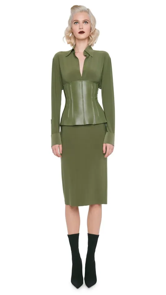 Norma Kamali Tops GRACE CORSET Military 8211 Clothing