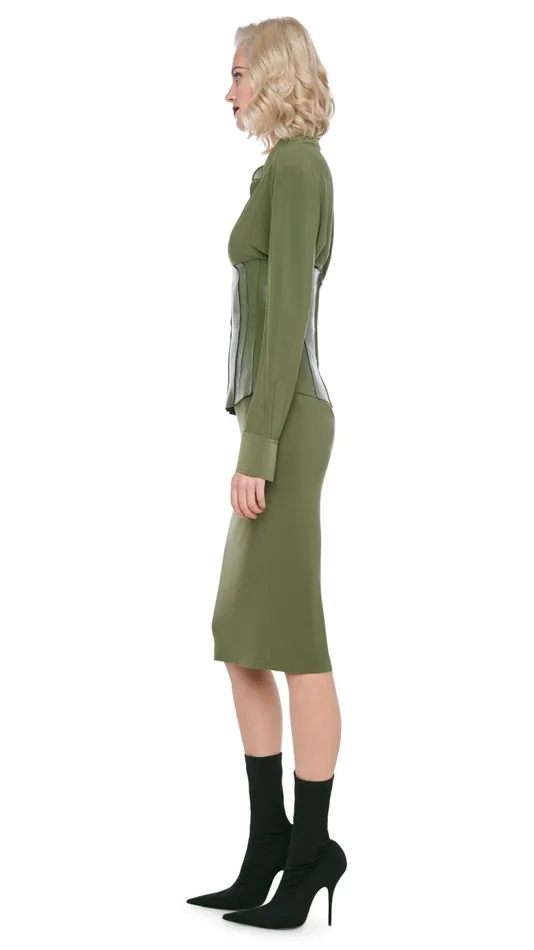 Norma Kamali Tops GRACE CORSET Military 8211 Clothing