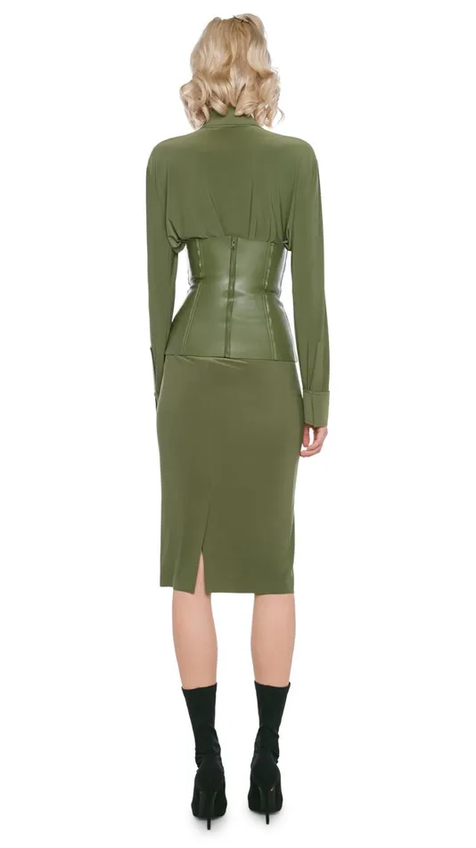 Norma Kamali Tops GRACE CORSET Military 8211 Clothing