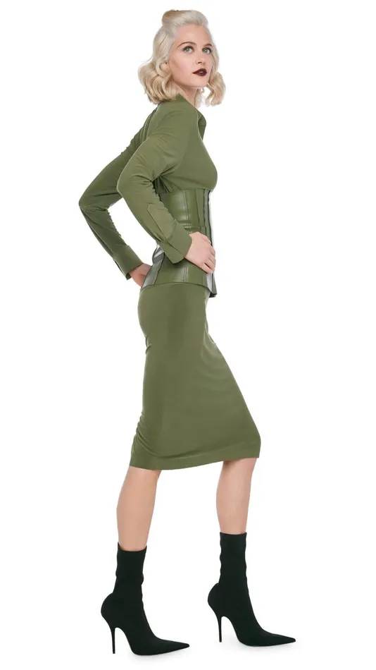 Norma Kamali Tops GRACE CORSET Military 8211 Clothing
