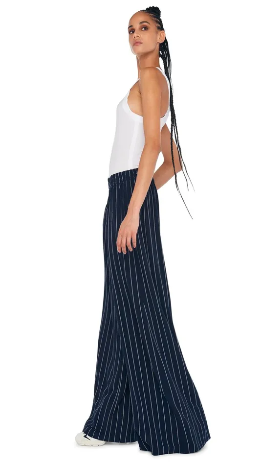 Norma Kamali Tops RACER TEE Snow White 8211 Clothing