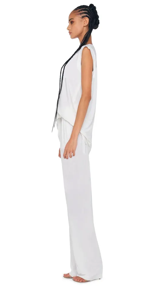 Norma Kamali Tops SLEEVELESS BOYFRIEND CREWNECK TOP Snow White 8211 Clothing Norma Kamali Tops SLEEVELESS BOYFRIEND CREWNECK TOP Snow White 8211 Clothing
