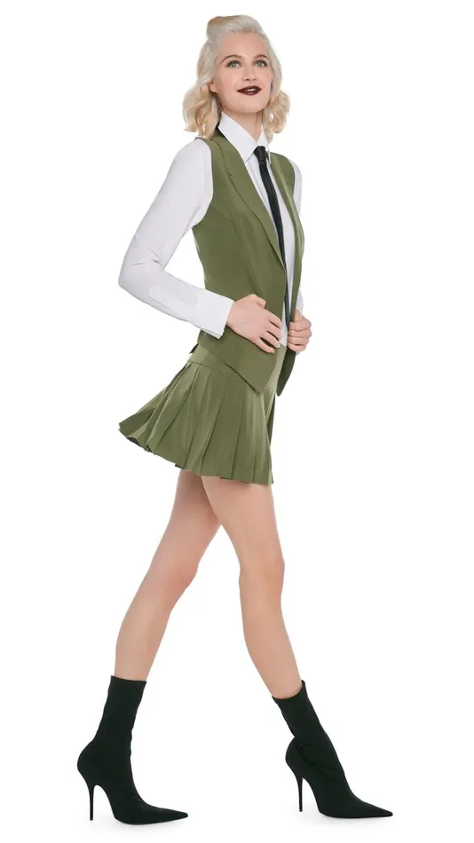 Norma Kamali Tops VEST WITH LAPEL Military 8211 Clothing