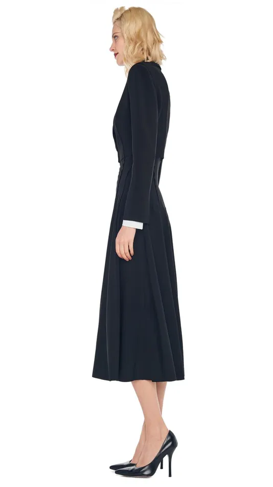Norma Kamali Wardrobe GRACE SKIRT With CROPPED SINGLE BREASTED JACKET 8211 Clothing Norma Kamali Wardrobe GRACE SKIRT With CROPPED SINGLE BREASTED JACKET 8211 Clothing