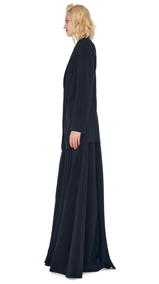 Norma Kamali Wardrobe LONG GRACE SKIRT With OVERSIZED SINGLE BREASTED JACKET 8211 Clothing Norma Kamali Wardrobe LONG GRACE SKIRT With OVERSIZED SINGLE BREASTED JACKET 8211 Clothing