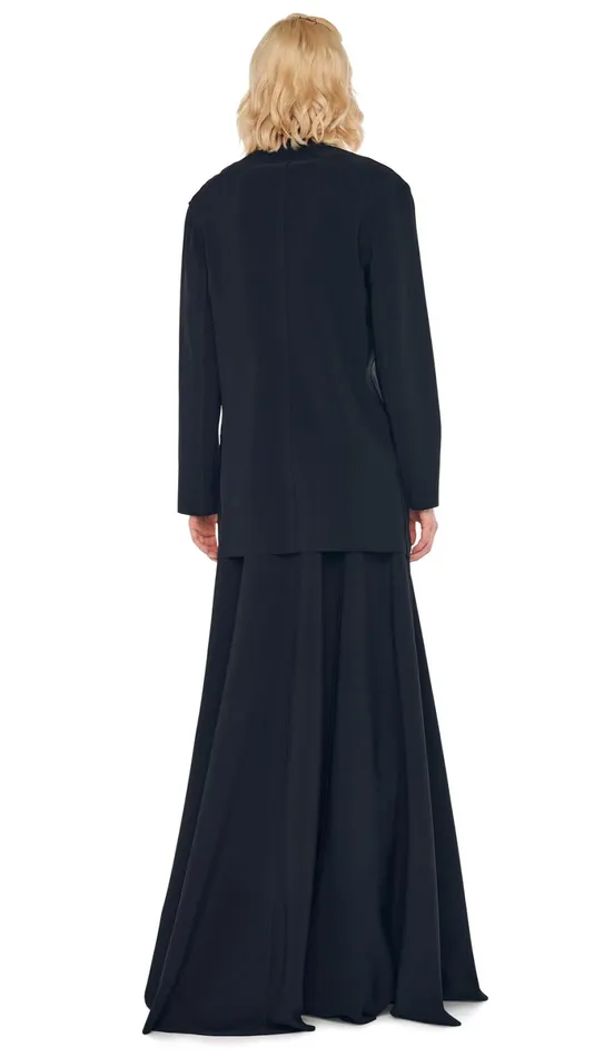 Norma Kamali Wardrobe LONG GRACE SKIRT With OVERSIZED SINGLE BREASTED JACKET 8211 Clothing Norma Kamali Wardrobe LONG GRACE SKIRT With OVERSIZED SINGLE BREASTED JACKET 8211 Clothing