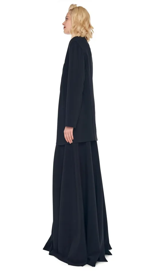 Norma Kamali Wardrobe LONG GRACE SKIRT With OVERSIZED SINGLE BREASTED JACKET 8211 Clothing Norma Kamali Wardrobe LONG GRACE SKIRT With OVERSIZED SINGLE BREASTED JACKET 8211 Clothing