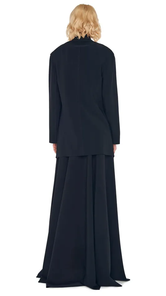 Norma Kamali Wardrobe LONG GRACE SKIRT With OVERSIZED SINGLE BREASTED JACKET 8211 Clothing Norma Kamali Wardrobe LONG GRACE SKIRT With OVERSIZED SINGLE BREASTED JACKET 8211 Clothing