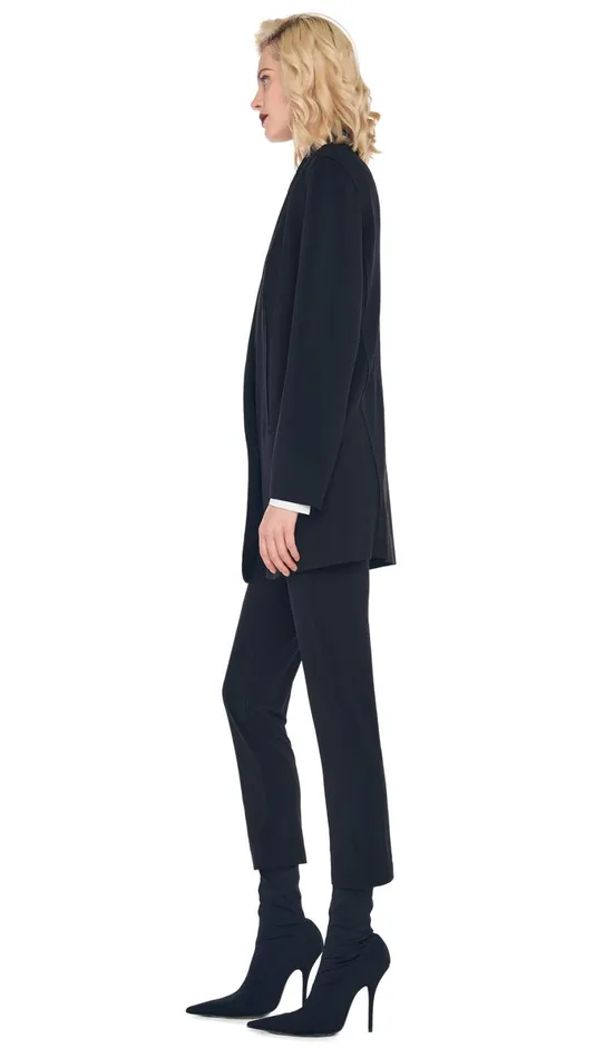 Norma Kamali Wardrobe PENCIL PANT With OVERSIZED SINGLE BREASTED JACKET 8211 Clothing Norma Kamali Wardrobe PENCIL PANT With OVERSIZED SINGLE BREASTED JACKET 8211 Clothing