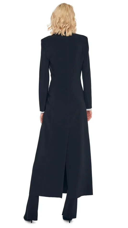 Norma Kamali Wardrobe SPAT LEGGING With SINGLE BREASTED COAT 8211 Clothing