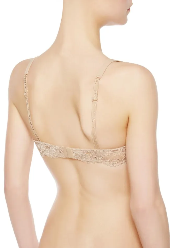 Nude Cotton Pushup Bra Lingerie La Perla Padded