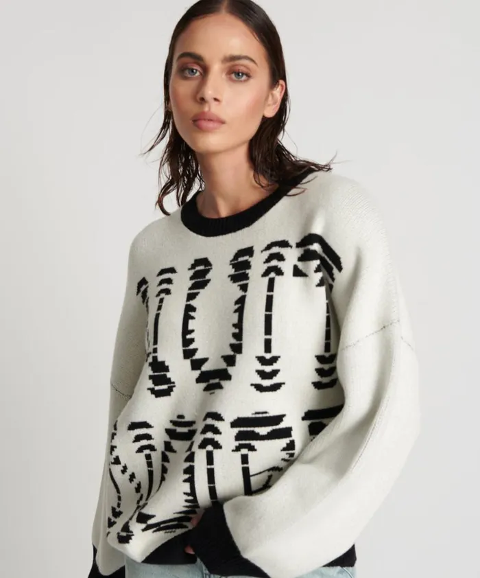 NUIT NOIRE BATWING SWEATER Women One Teaspoon Knitwear