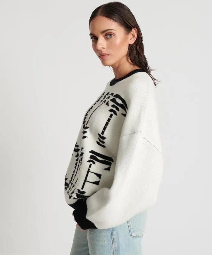 NUIT NOIRE BATWING SWEATER Women One Teaspoon Knitwear NUIT NOIRE BATWING SWEATER Women One Teaspoon Knitwear