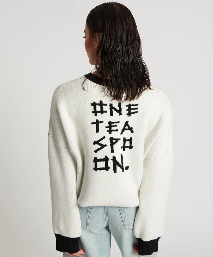 NUIT NOIRE BATWING SWEATER Women One Teaspoon Knitwear NUIT NOIRE BATWING SWEATER Women One Teaspoon Knitwear