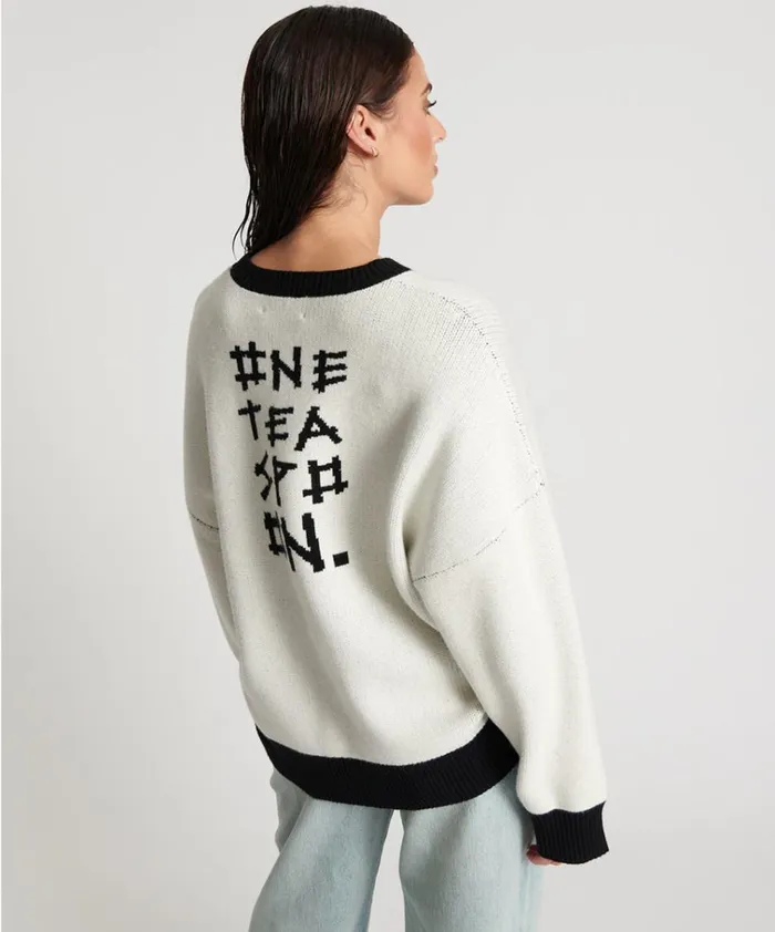 NUIT NOIRE BATWING SWEATER Women One Teaspoon Knitwear NUIT NOIRE BATWING SWEATER Women One Teaspoon Knitwear
