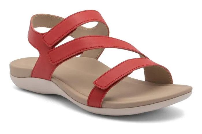 Oasis Sandal Metatarsal Red Womens Abeo Sandals