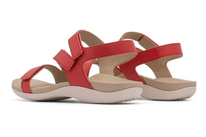 Oasis Sandal Metatarsal Red Womens Abeo Sandals