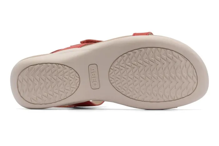 Oasis Sandal Metatarsal Red Womens Abeo Sandals