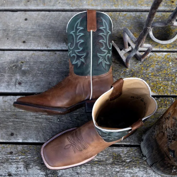 Obadiah Boots Brown Men Stetson Western