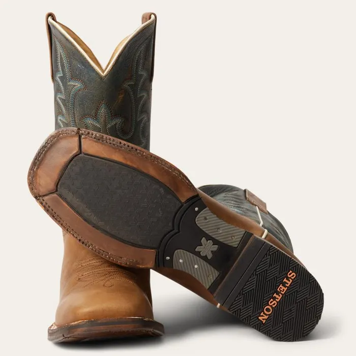 Obadiah Boots Brown Men Stetson Western