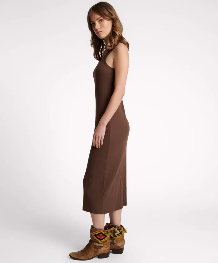 ONE TEASPOON RIB SINGLET MIDI DRESS Women One Teaspoon Midi and Maxi Dresses ONE TEASPOON RIB SINGLET MIDI DRESS Women One Teaspoon Midi and Maxi Dresses