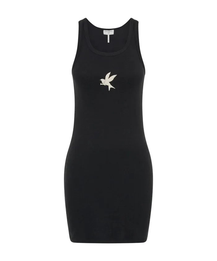 ONE TEASPOON RIB SINGLET MINI DRESS Women One Teaspoon Mini Dresses ONE TEASPOON RIB SINGLET MINI DRESS Women One Teaspoon Mini Dresses