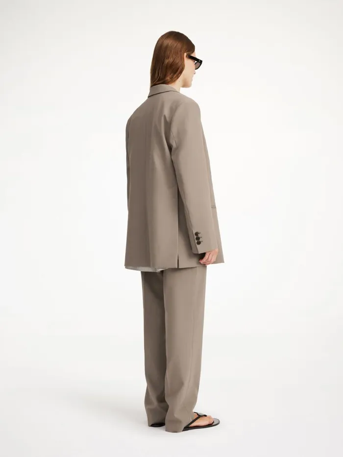 Ophie SingleBreasted Blazer Shitake Women By Malene Birger Blazers